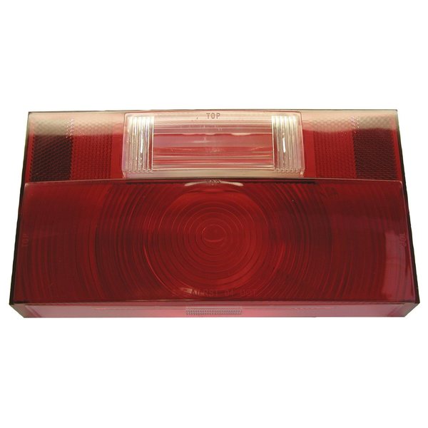 Peterson Manufacturing Replacement Lens For Peterson Trailer Light Part Number 25914 Rectangular Red V25914-25